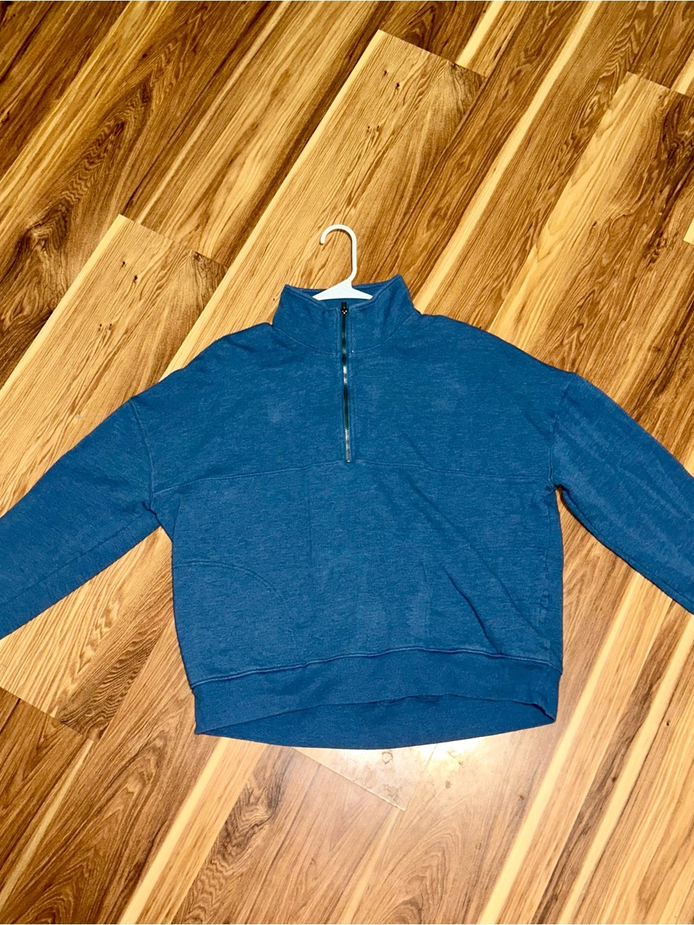 SO Blue Quarter-Zip Sweater